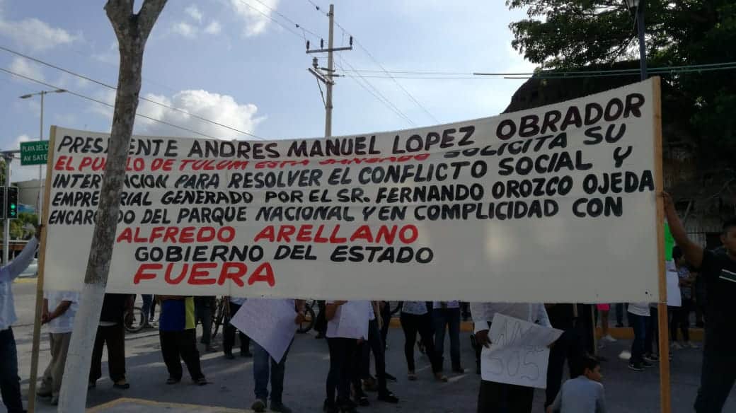 Exigen tulumnenses destitución de Fernando Orozco