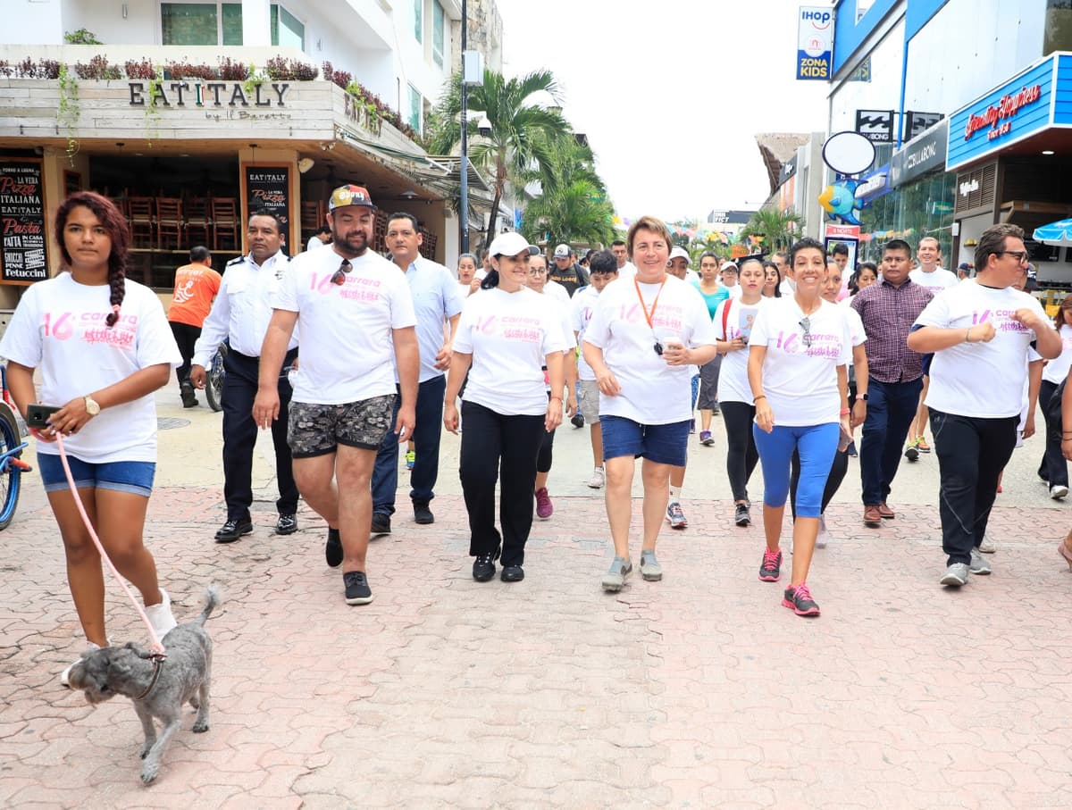 Realizan carrera contra las adicciones en Playa del Carmen
