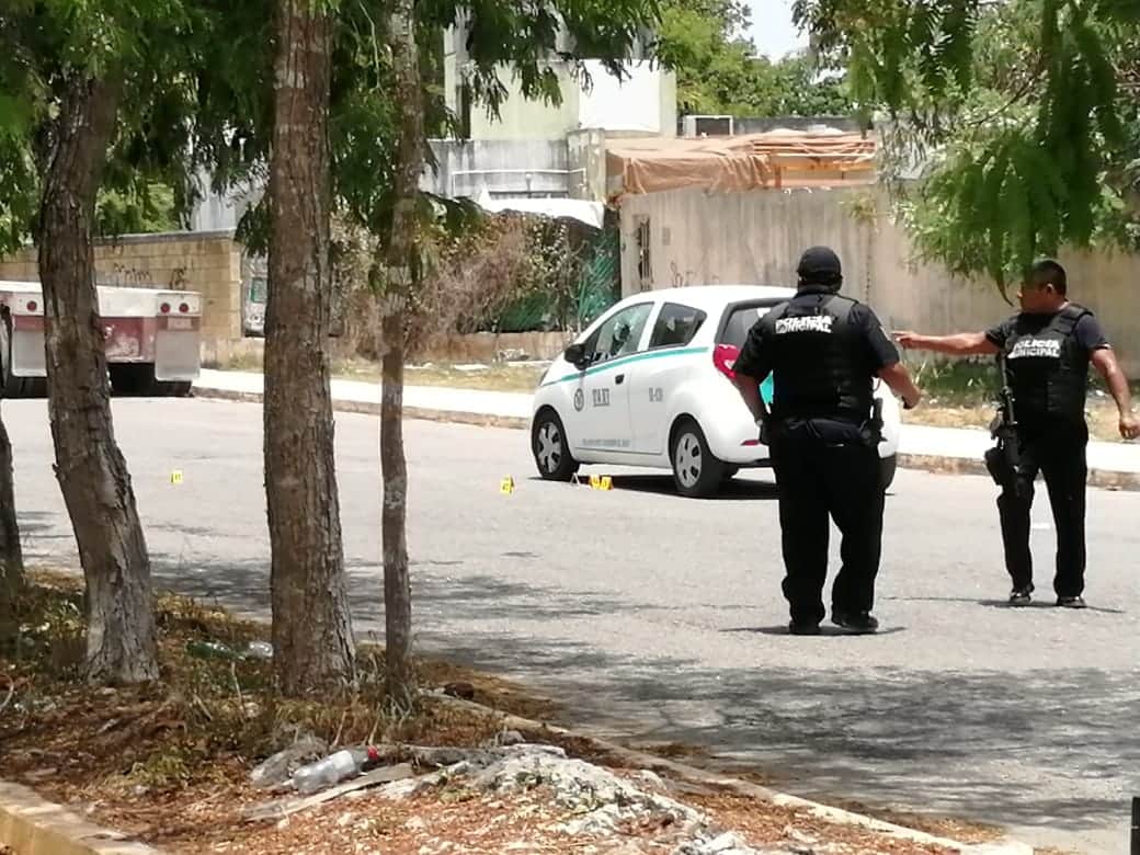 (VIDEO) Ejecutan a taxista en Playa del Carmen
