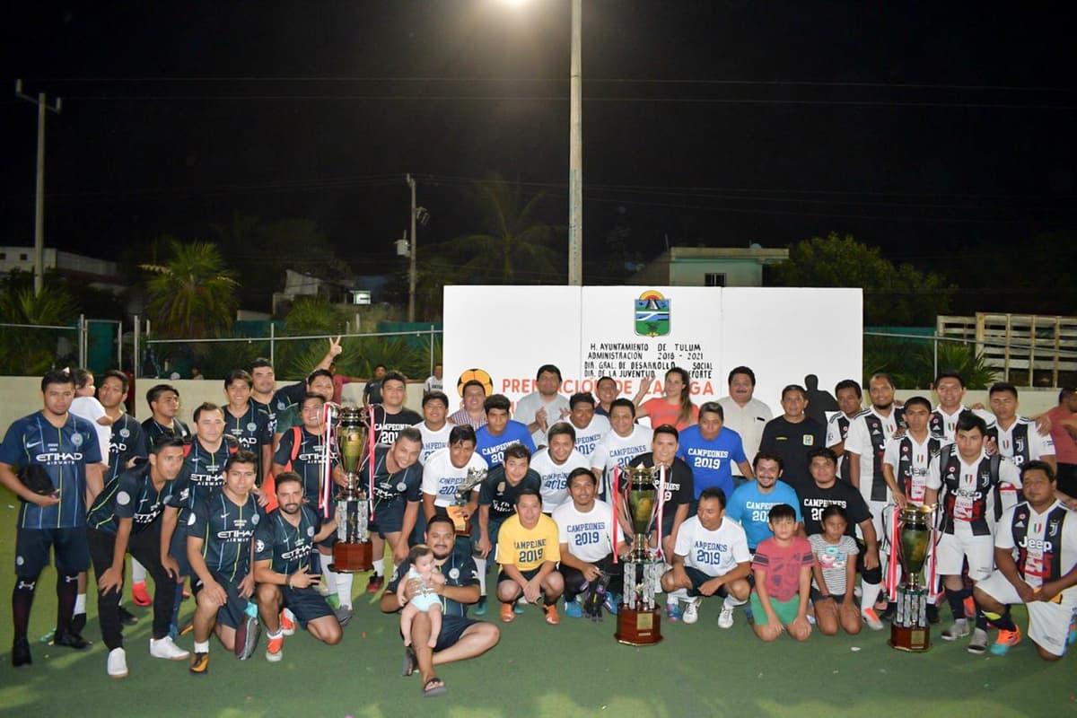 Presidencia Municipal de Tulum se corona en la Liga Intermunicipal de Fútbol Rápido