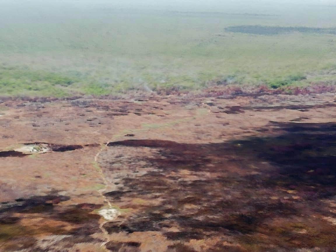 El incendio de Sian Ka’an está extinguido al 85%