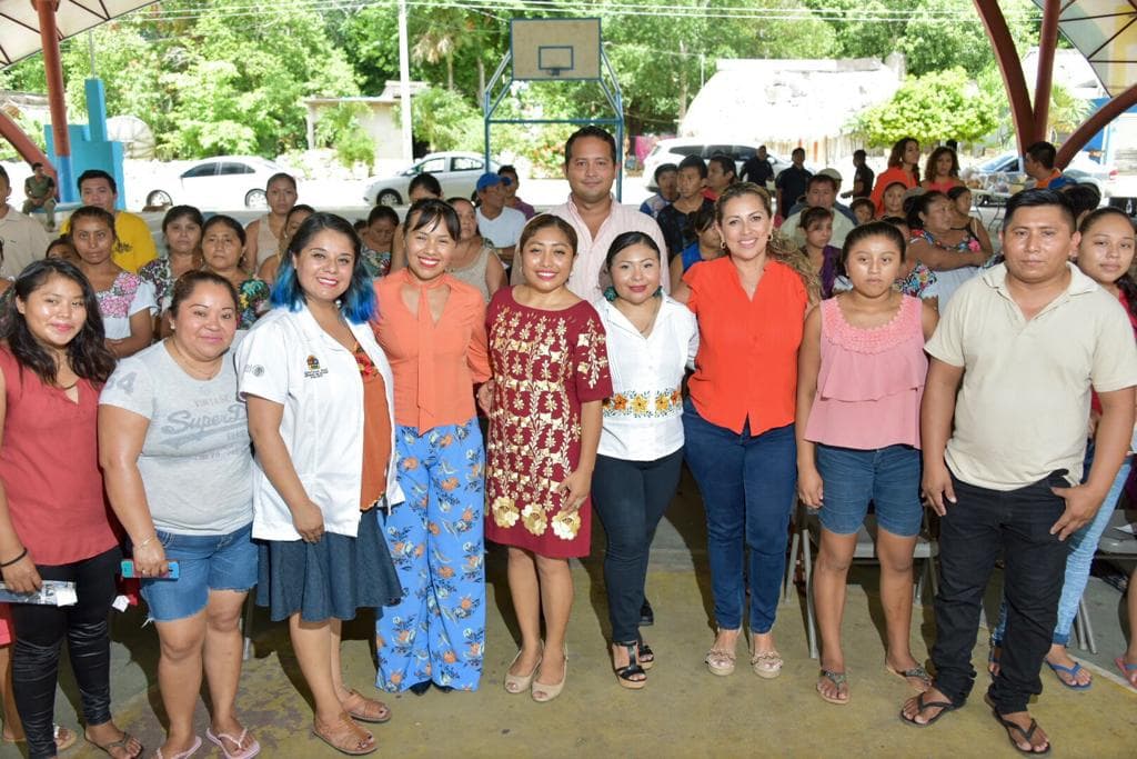 Celebran el Día Naranja en la comunidad maya de Chanchen, en Tulum