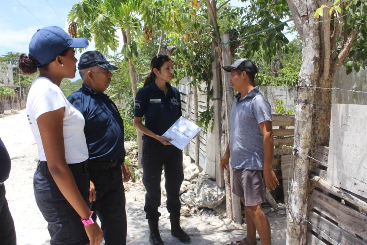 Refuerzan seguridad con comités policiales en Solidaridad
