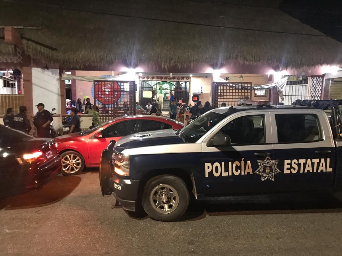 Operativo sorpresa en Cozumel arruina la noche de comensales
