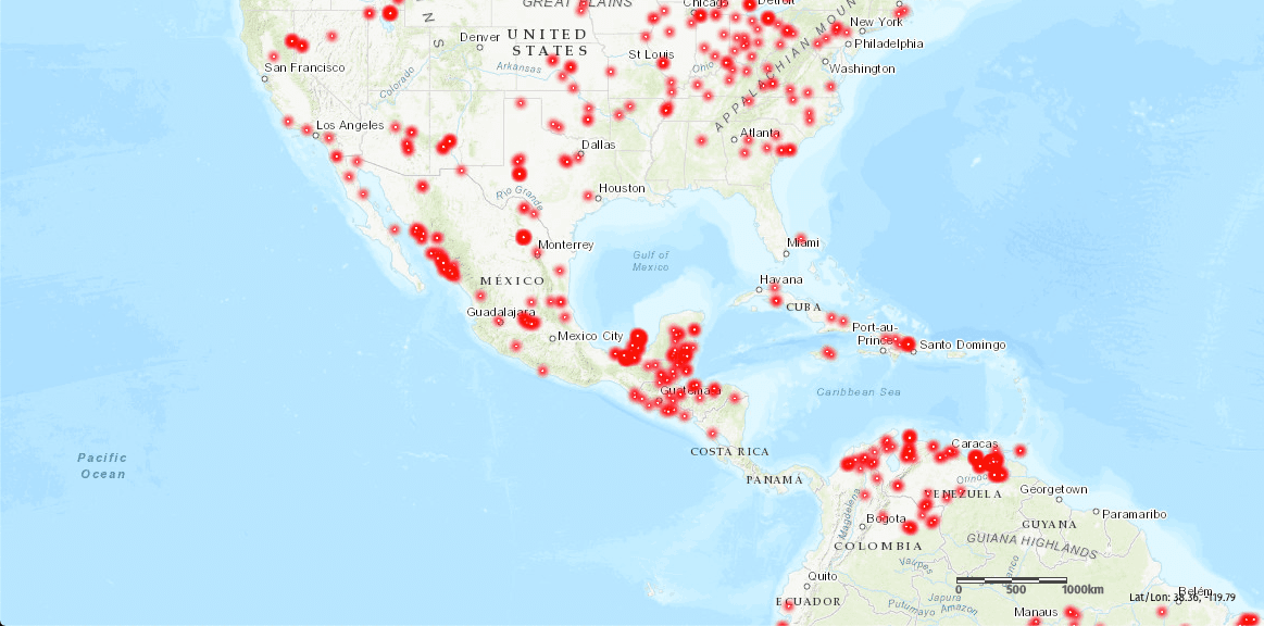 Incendio forestal en Sian Ka'an ya figura en el mapa global de incendios