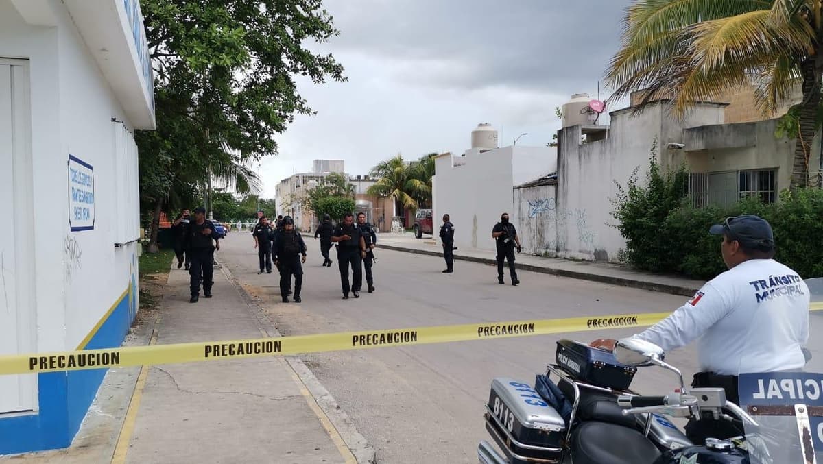 Ejecutan a un hombre en la colonia Villamar en Playa del Carmen