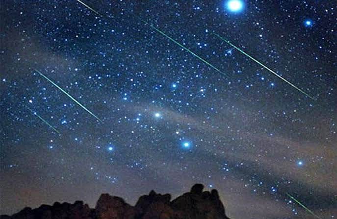 Lluvia de estrellas Oriónidas en su máximo esplendor