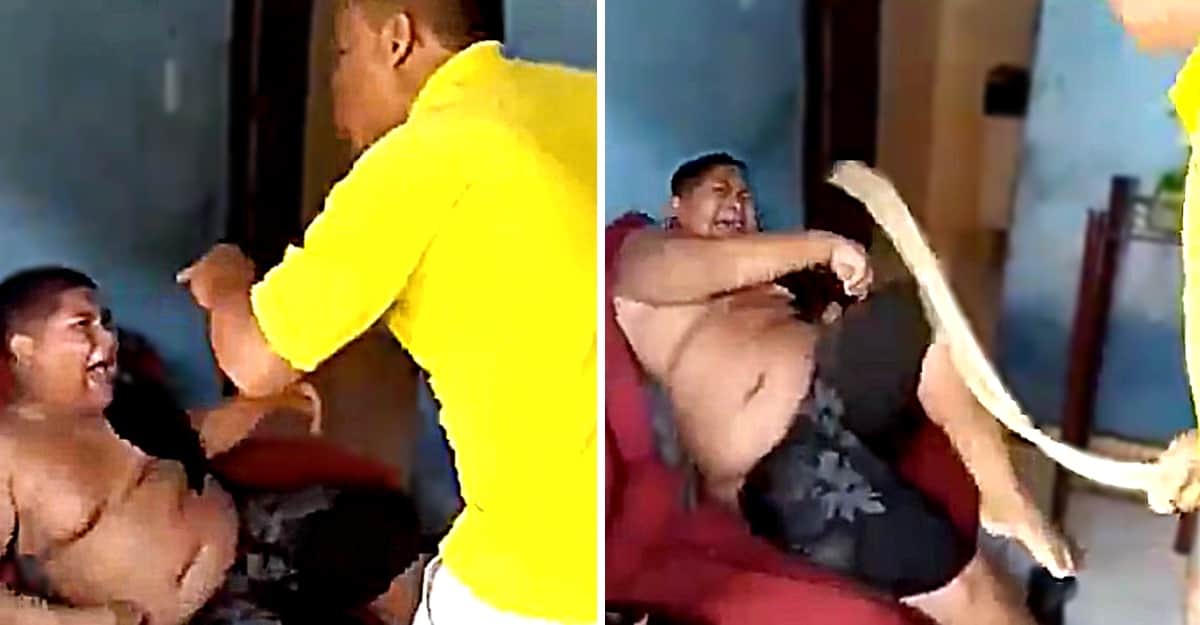 Niño brutalmente golpeado por su padre se hace viral