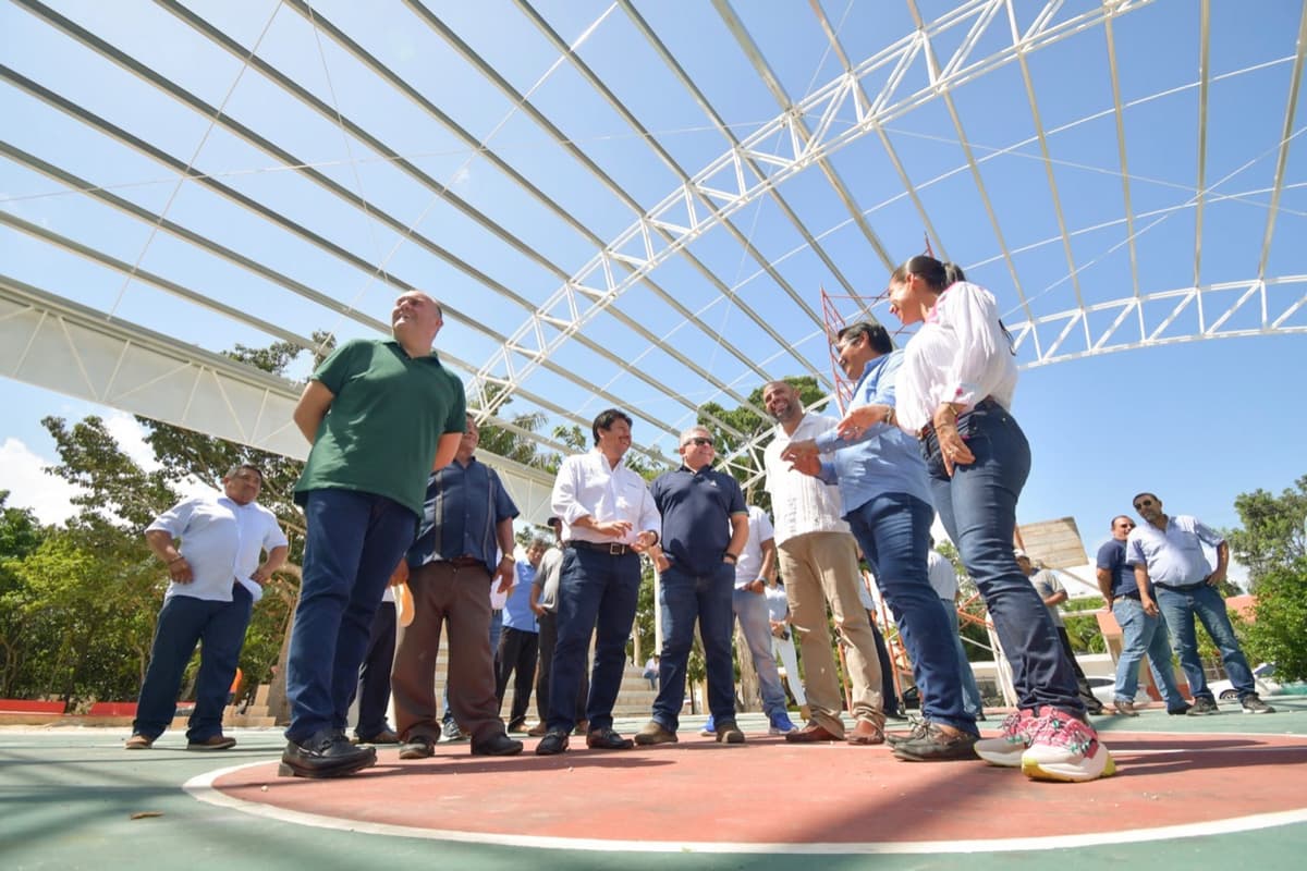 Construyen cuatro domos en comunidades y escuelas de Tulum