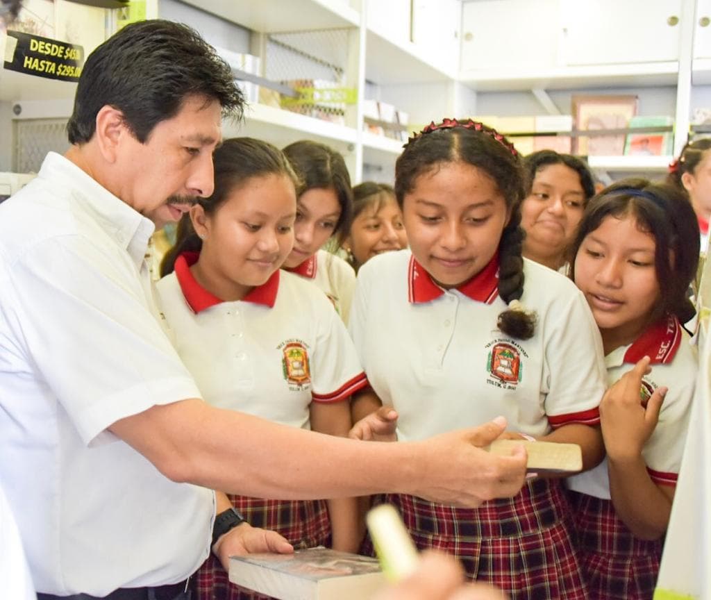 Incrementarán el acervo de libros de las bibliotecas de escuelas de Tulum