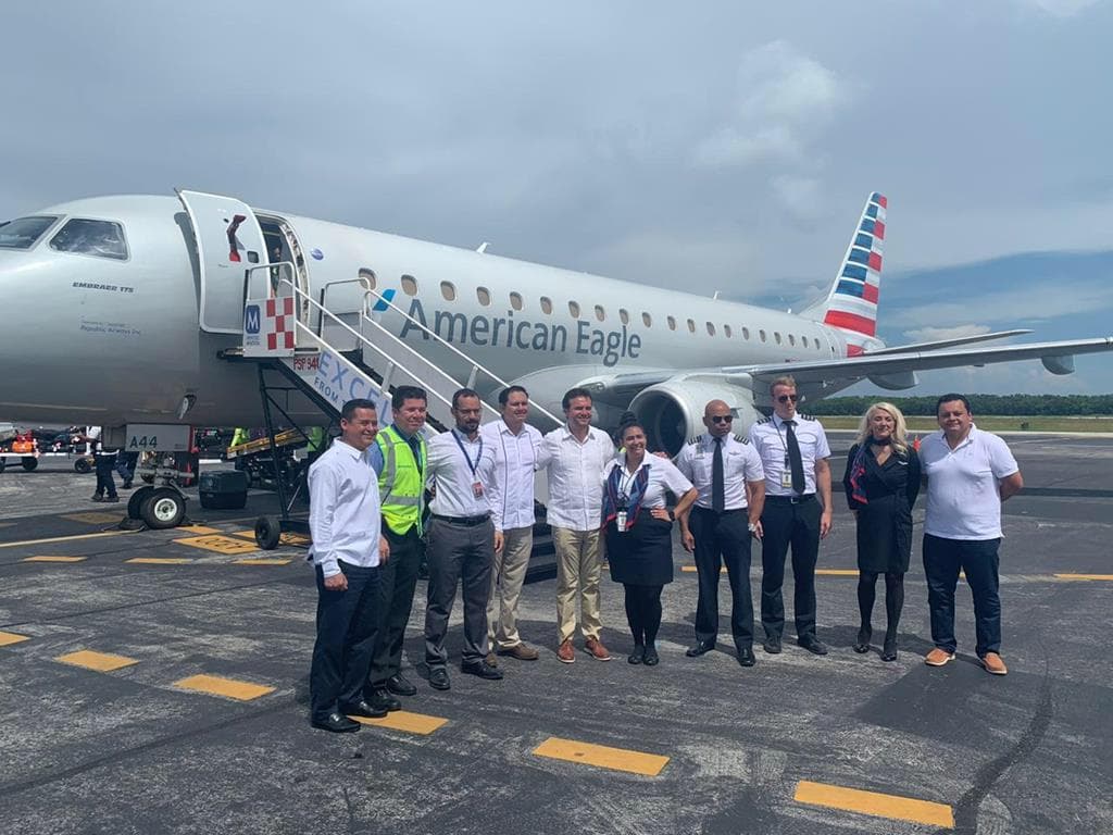 Restablecen la ruta aérea Miami-Cozumel-Miami