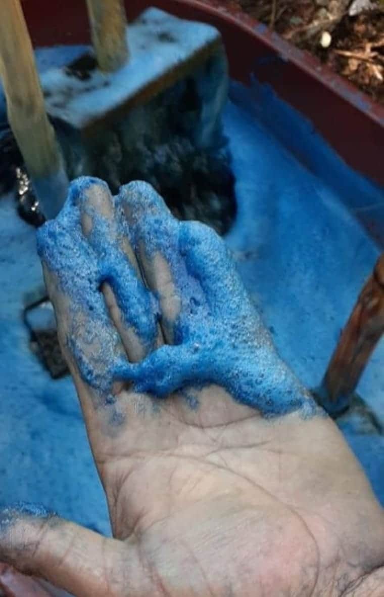 Logra escultor extraer el color Ch’oj Maya (Azul Maya)