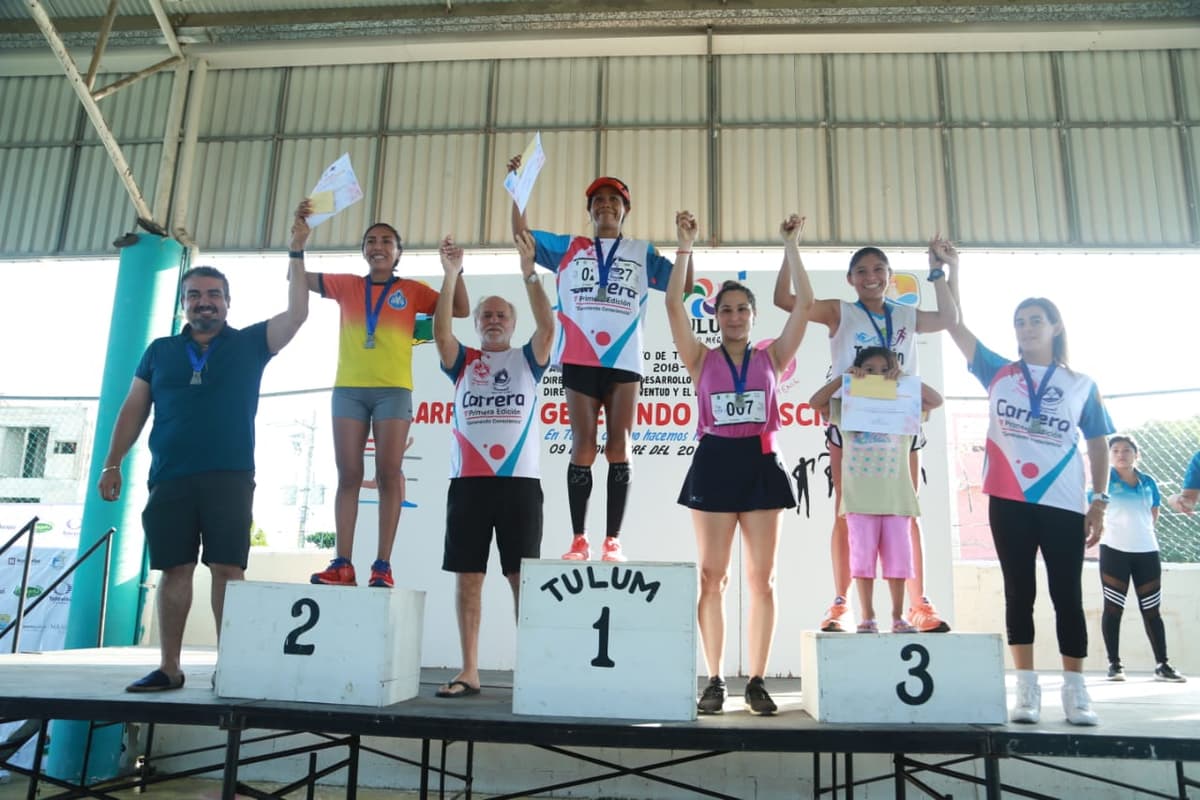Realizan la carrera atlética “Generando Consciencia” en Tulum