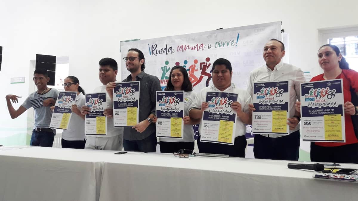 Primer Carrera Pedestre “Todos Unidos por la Discapacidad” en Cozumel