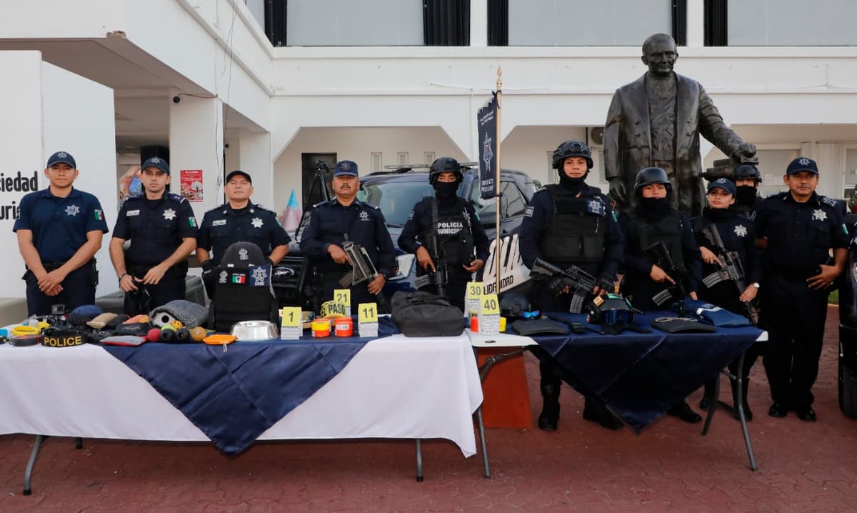 Todo un éxito primera expo de seguridad en Solidaridad