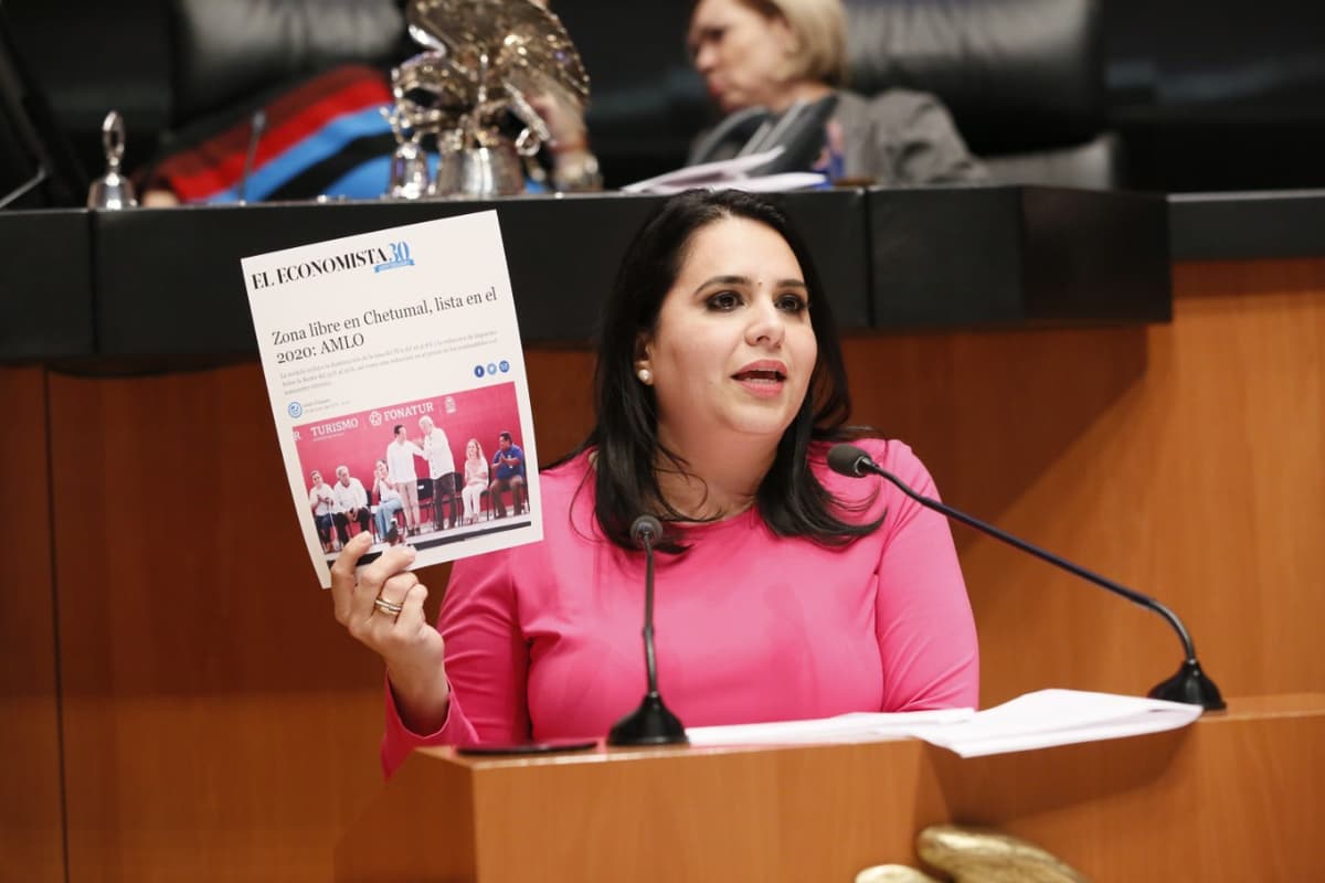 El presidente López Obrador ha traicionado a los quintanarroenses: Mayuli Martínez