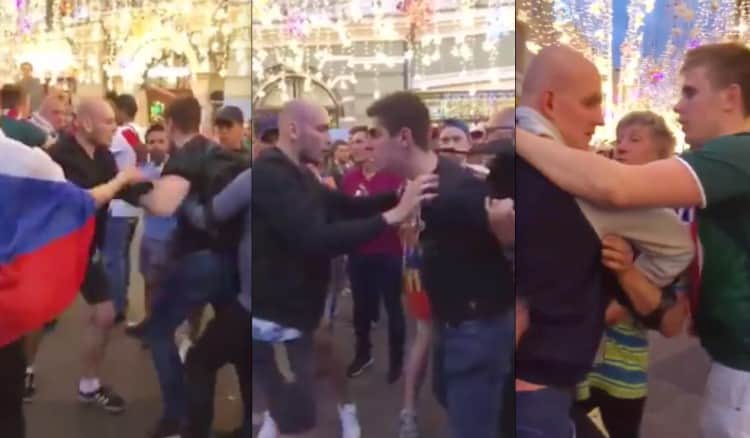 Mexicano intenta detener una pelea en Rusia al grito de “tranquilovsky”