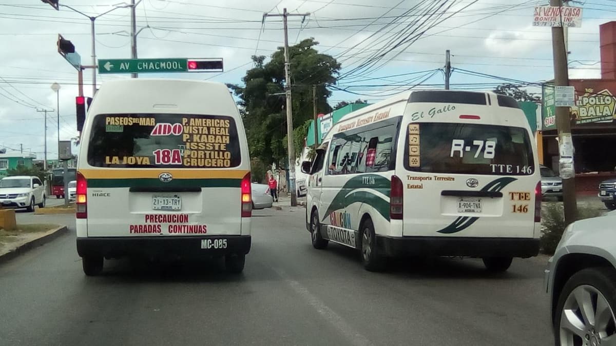 Combis TTE se niegan a dar descuento a estudiantes en Cancún