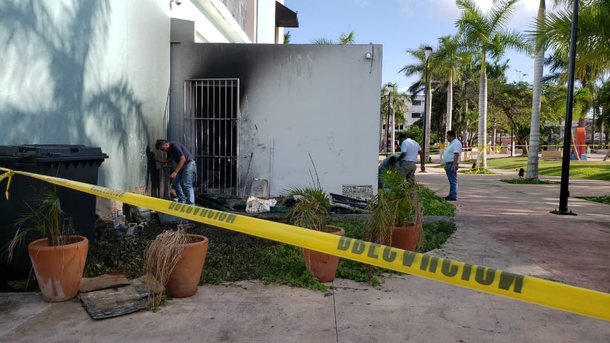 Pérdidas cuantiosas por incendio en parque de Cozumel
