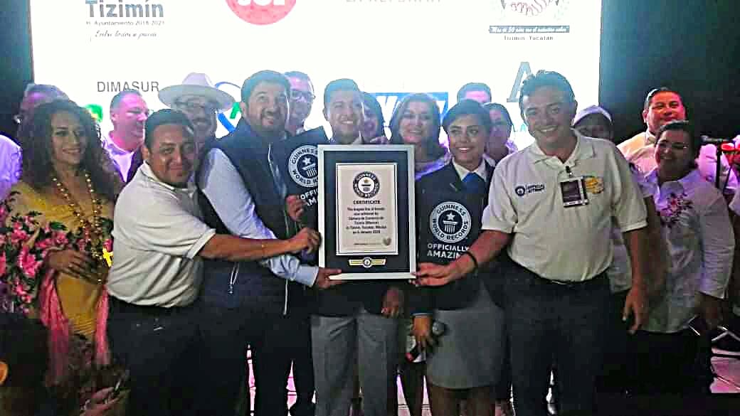 ¡Lo lograron!: Tizimín implanta Récord Guinness de Rosca más grande