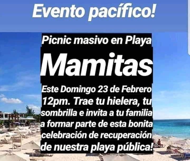 Respalda Gobierno de Solidaridad el picnic masivo en Mamitas
