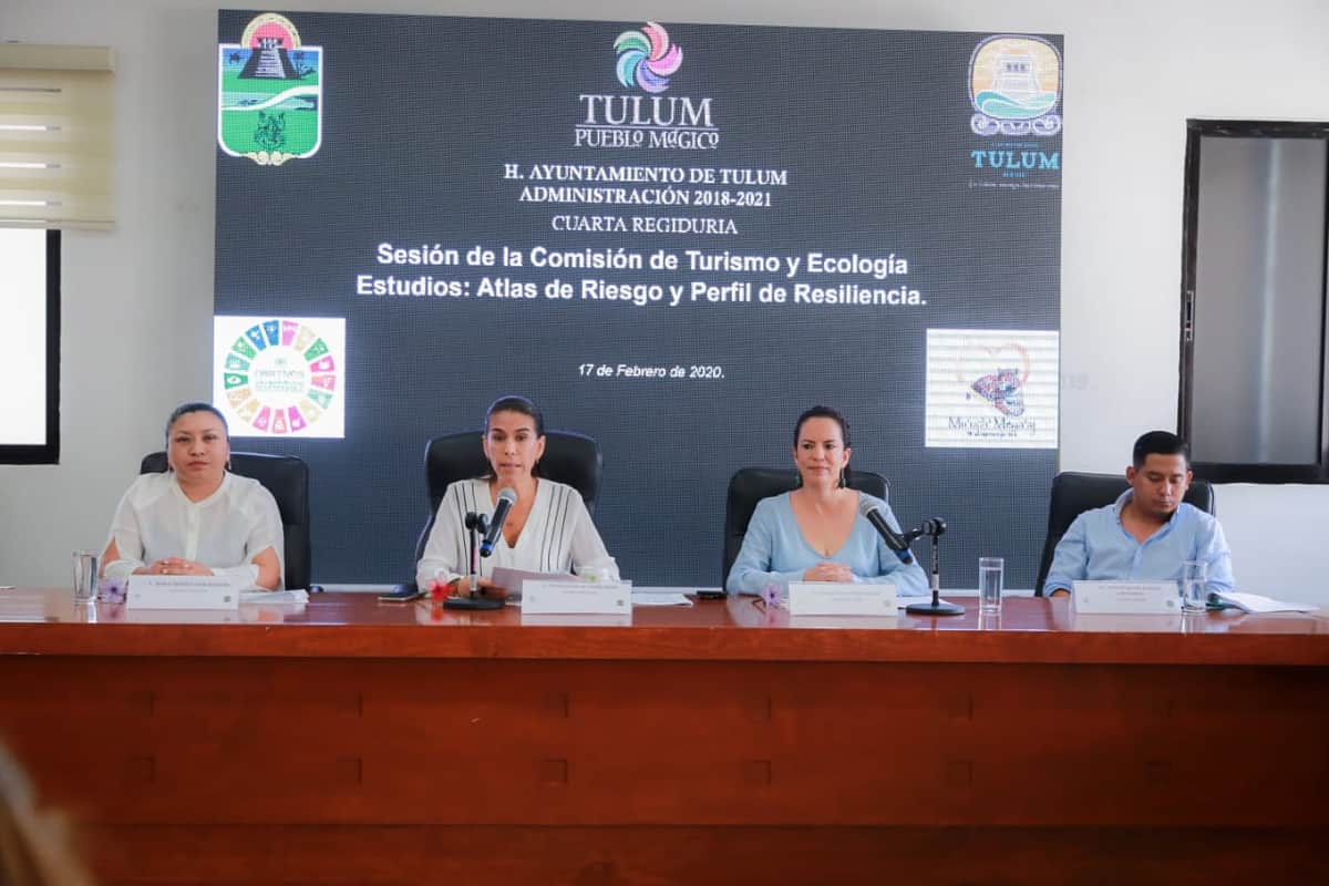 Para mejorar seguridad de los tulumnenses, analizan Atlas de Riesgo y Cambio Climático