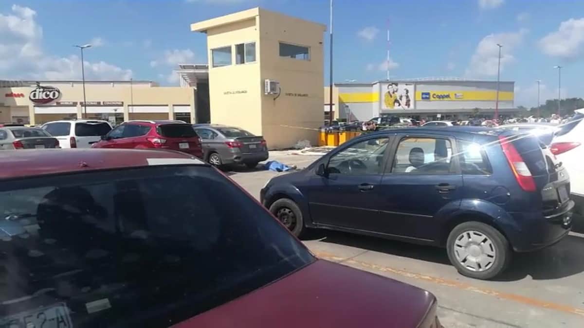 Ejecutado en estacionamiento de Cancun Mall
