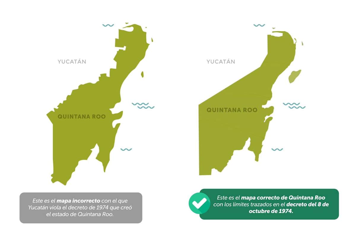 Se suman todos los Poderes a la defensa de los límites del territorio de Q. Roo