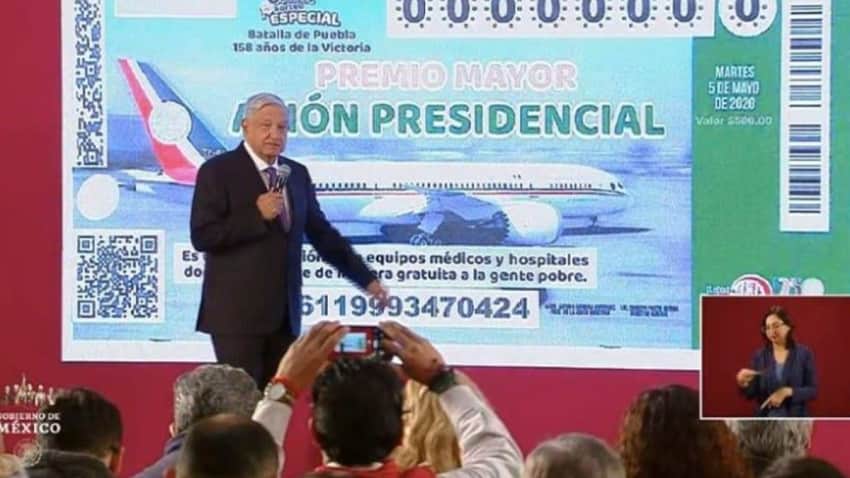 AMLO confirma fecha para rifa del avión presidencial