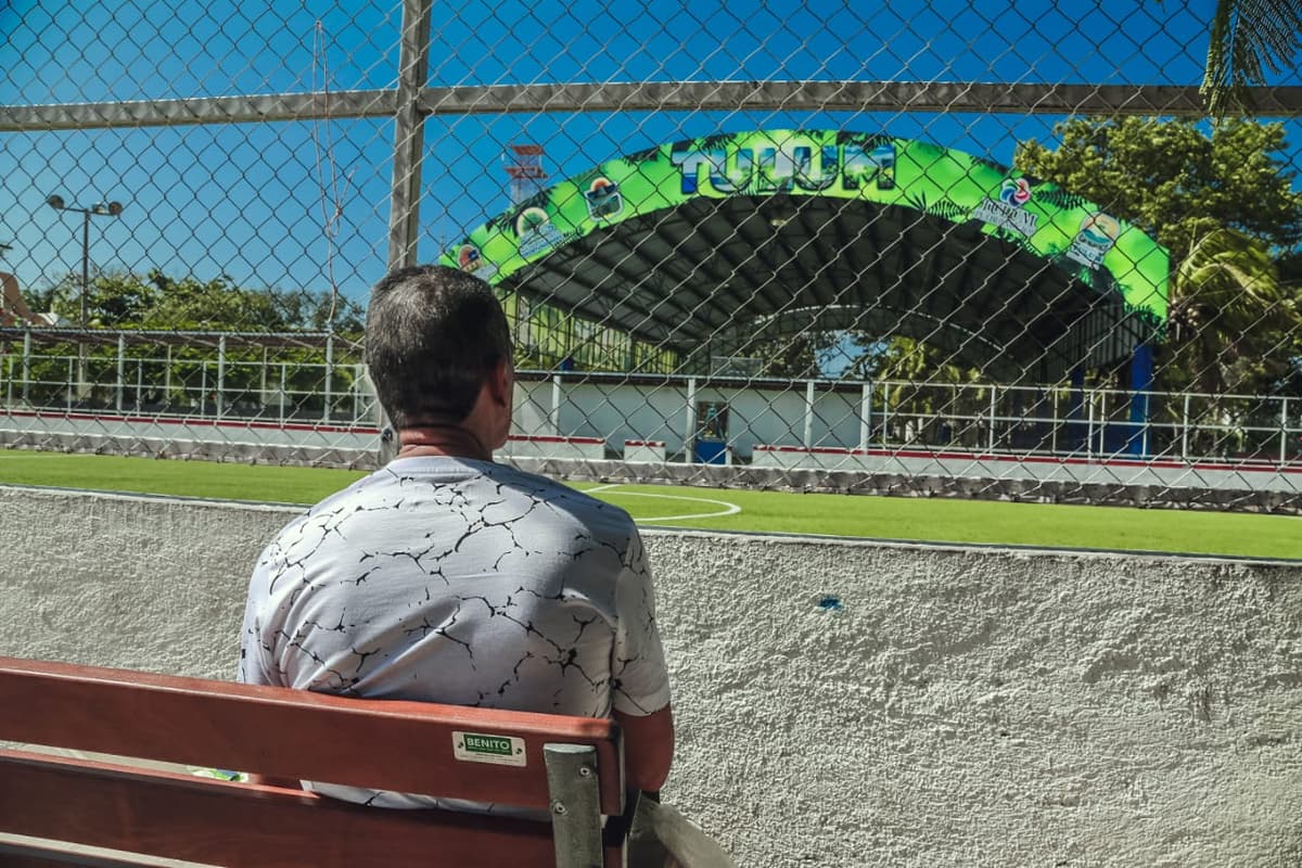 Mejoran espacios deportivos y equipan Parque “Dos Aguas” en Tulum