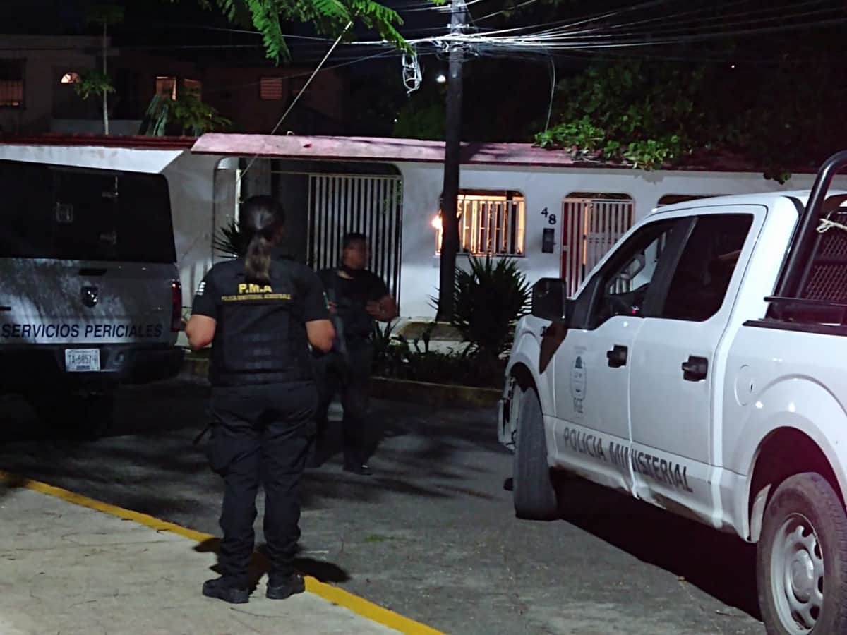 Catean lugar donde asesinaron al policía estatal Archi Yama, en Cancún