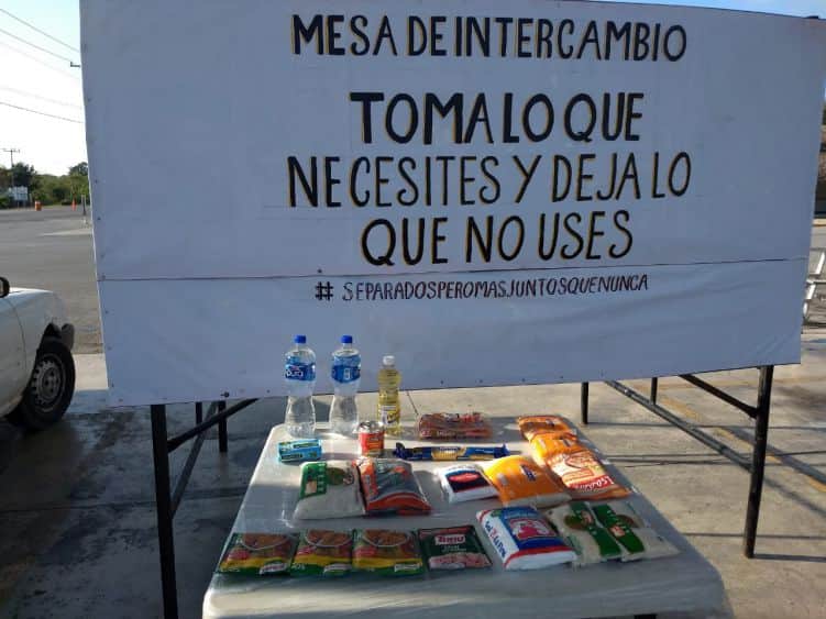 Lanzan campaña de ayuda ‘Toma lo que necesites y deja lo que no uses’ en Chetumal