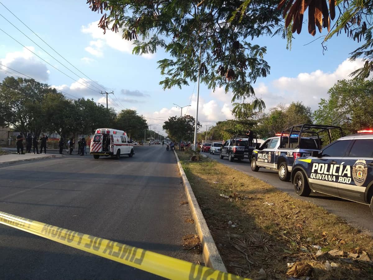 Disparan contra un sujeto en la 227 de Cancún