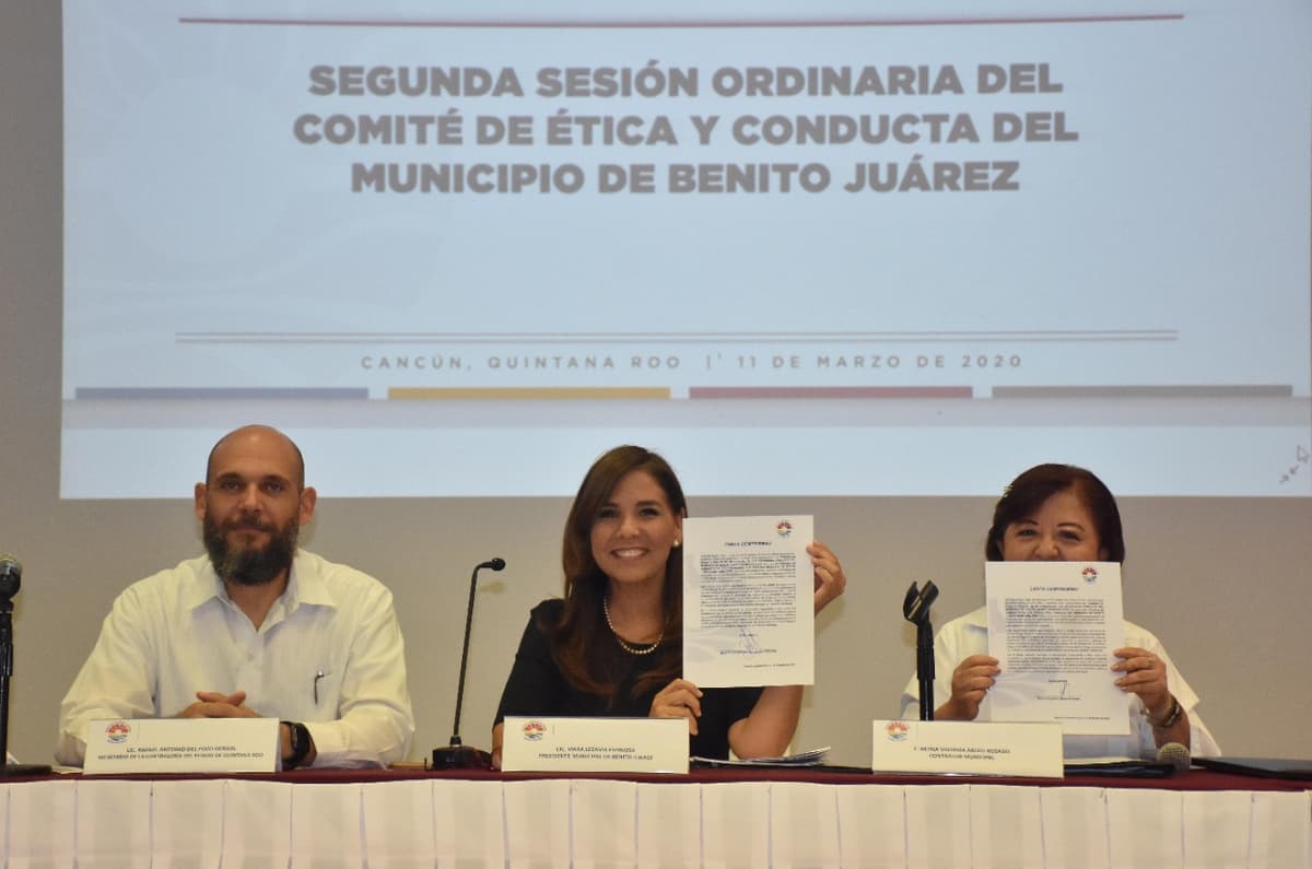 Mara Lezama instaura Código de Ética para combatir la corrupción en Cancún