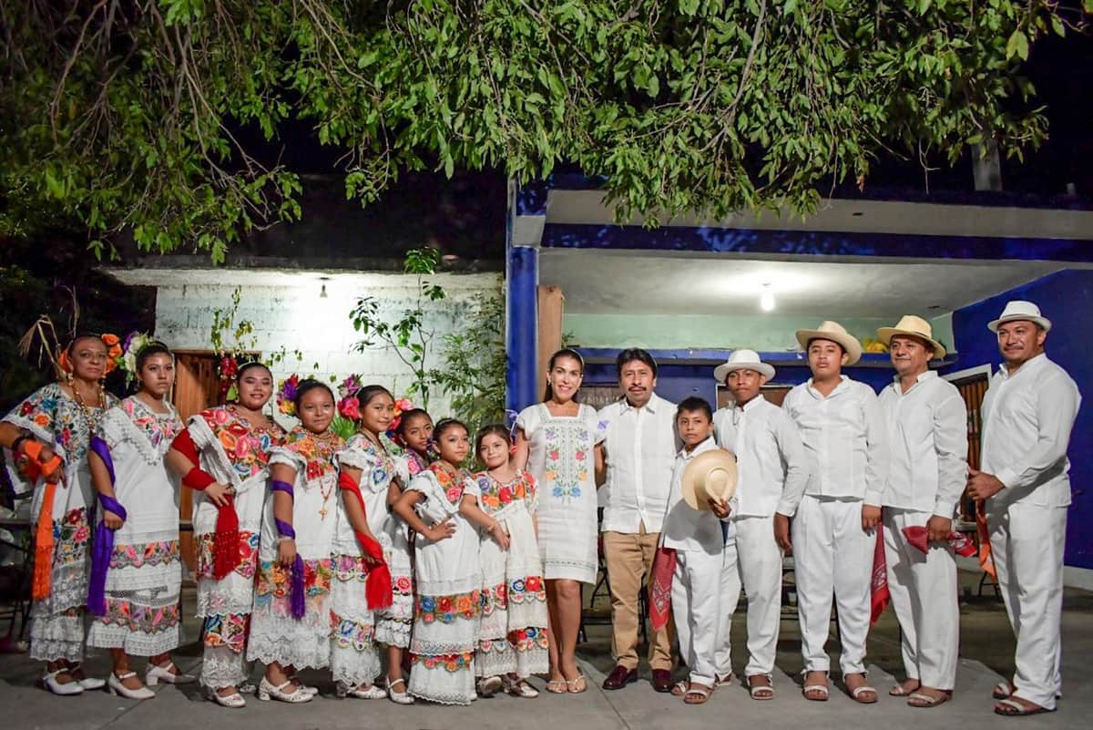 Inaugura Víctor Mas Tah la “Fiesta Tradicional Maya 2020” en Tulum