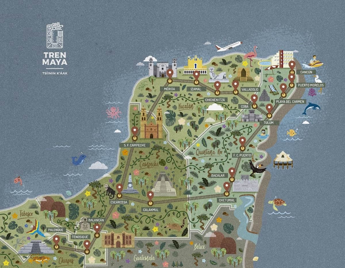 Cambian trazo del Tren Maya; regresa a su ruta original