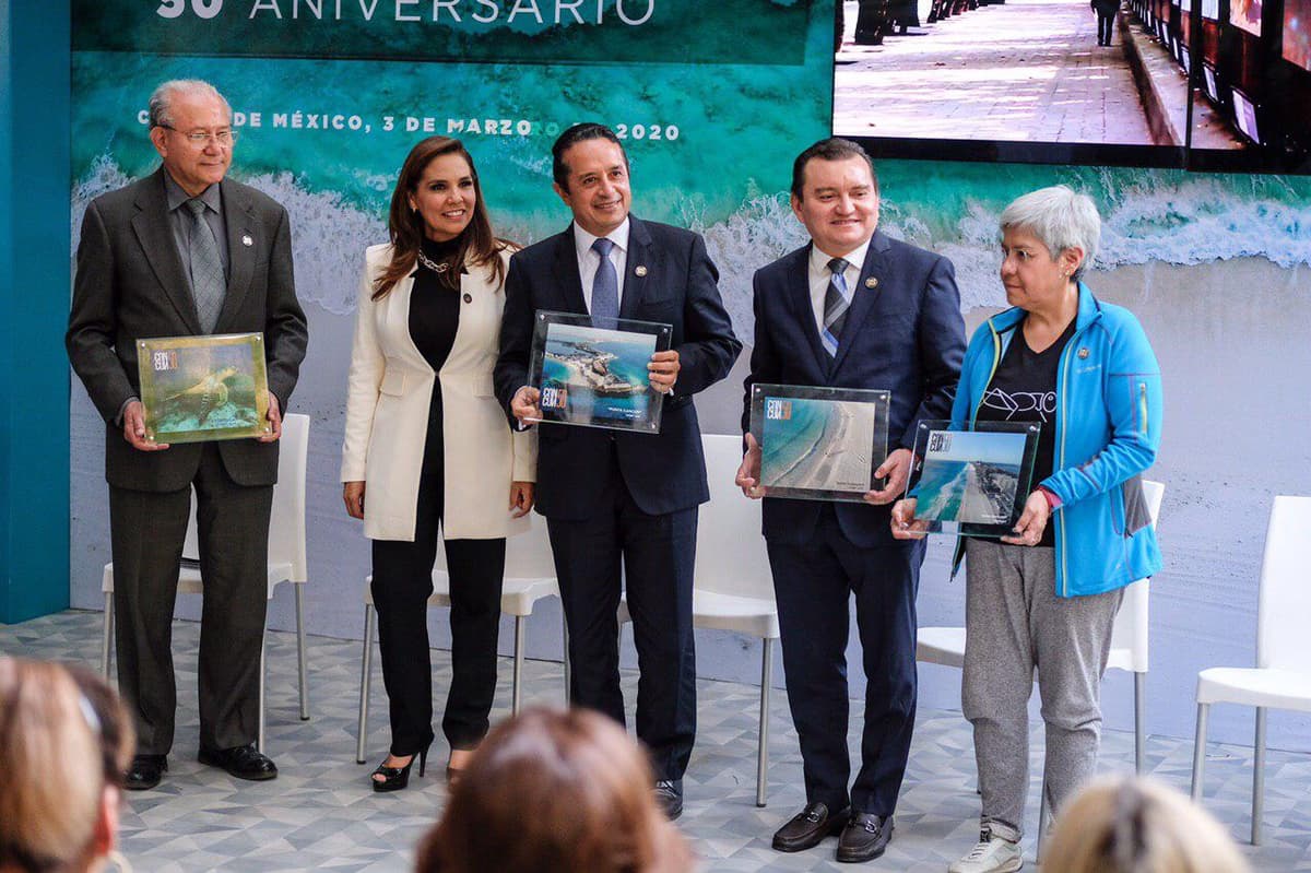 Inaugura Mara Lezama exposición fotográfica "Cancún 50 años" en la CDMX