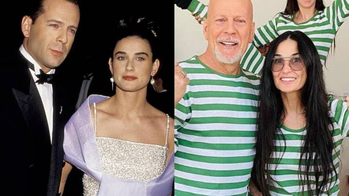 FOTOS: A 20 años de su divorcio, Bruce Willis y Demi Moore pasan juntos la cuarentena