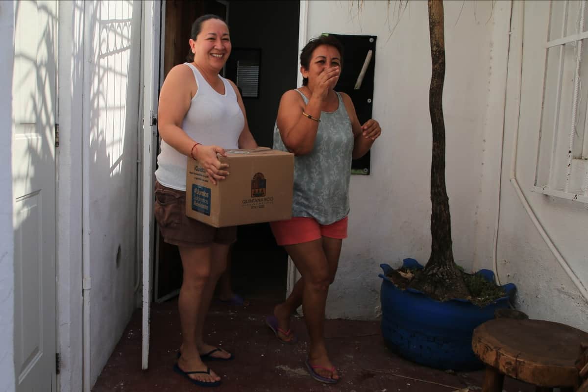 Playenses agradecen la ayuda alimentaria para enfrentar el coronavirus