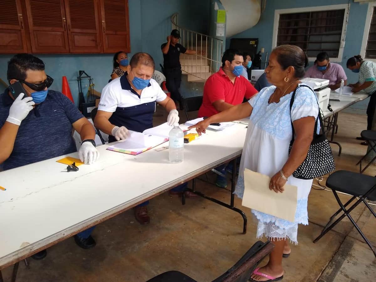 Entre medidas de higiene, pagan otra parcialidad de laudo en Zona Maya