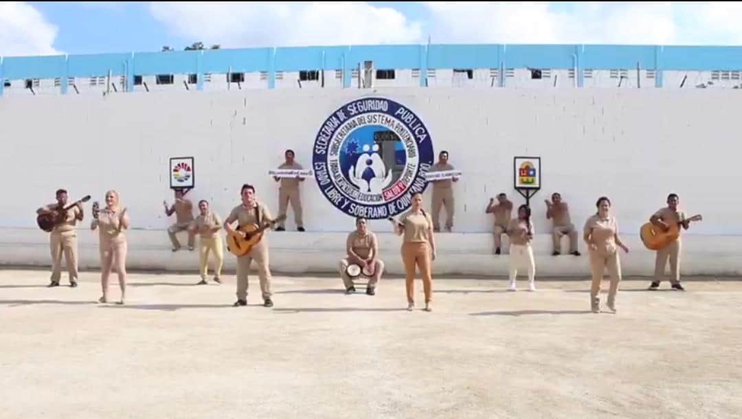 ¡El rock de la cárcel de Cancún! Presos crean rola con causa ante coronavirus