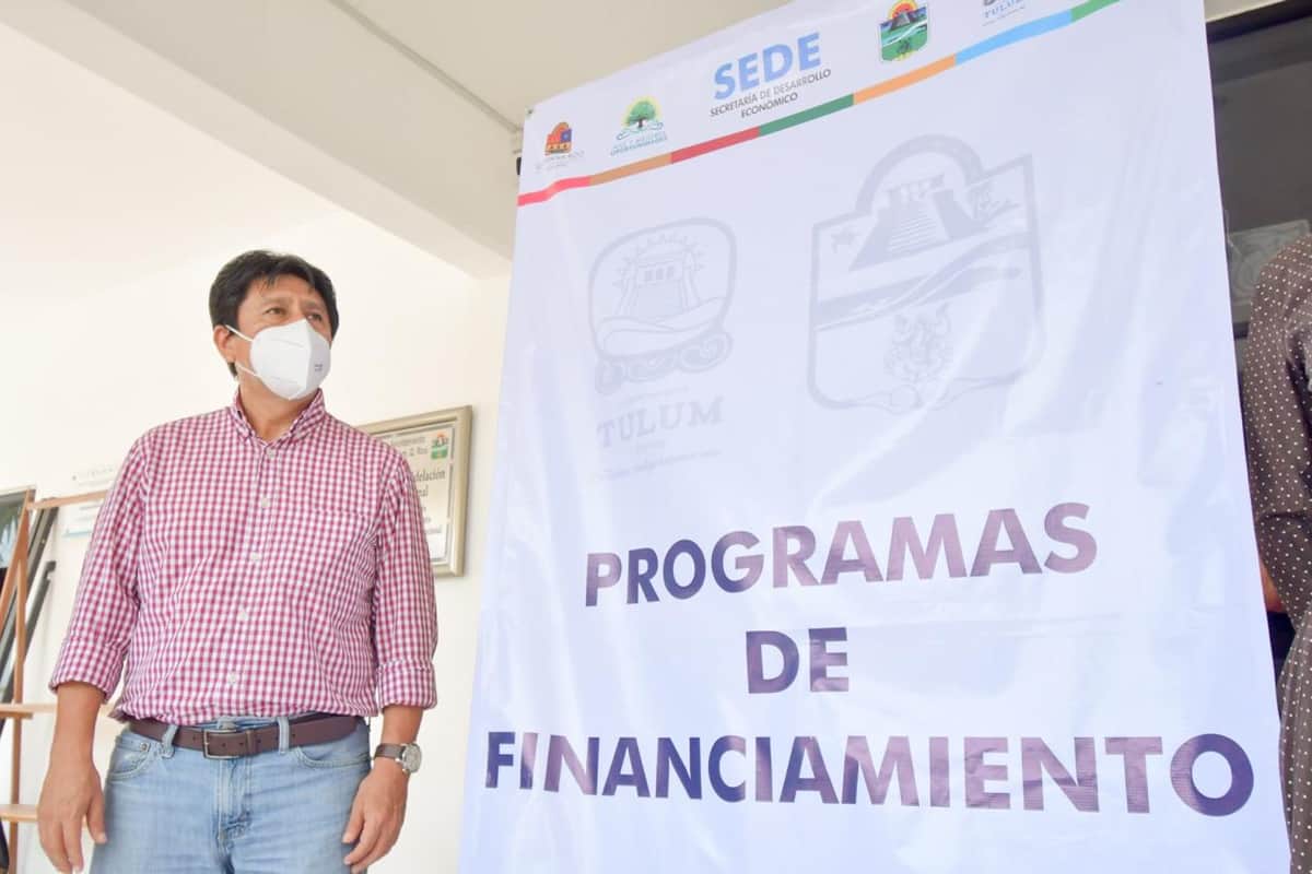 Programa de Financiamiento ayudará a la reactivación de empresas en Tulum