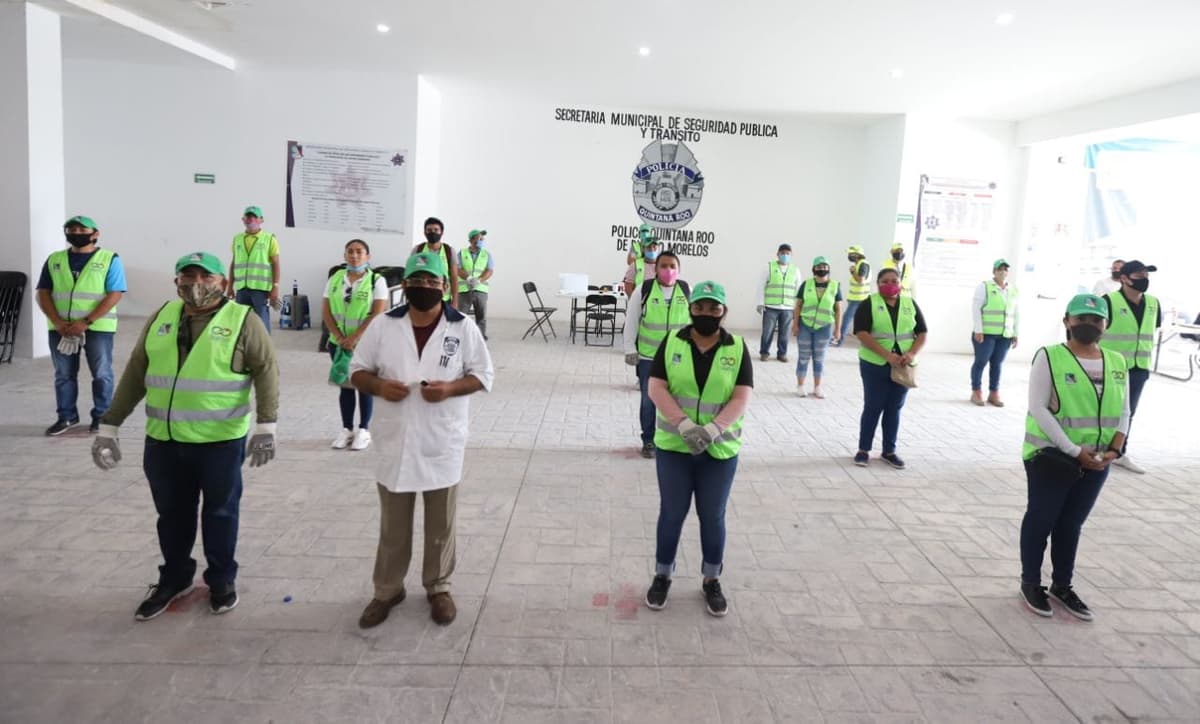 Inicia nueva entrega de apoyo alimentario en la cabecera municipal de Puerto Morelos