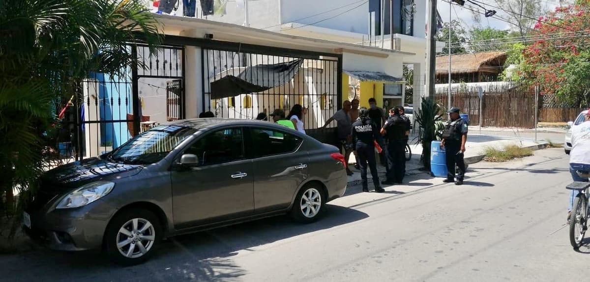 A "tubazos" le abren la cabeza a un hombre en Playa del Carmen