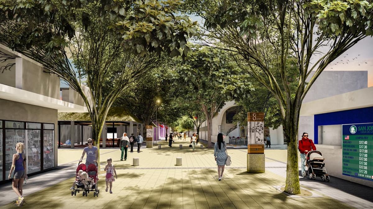 Así lucirá la Quinta Avenida y Parque Fundadores con modernización