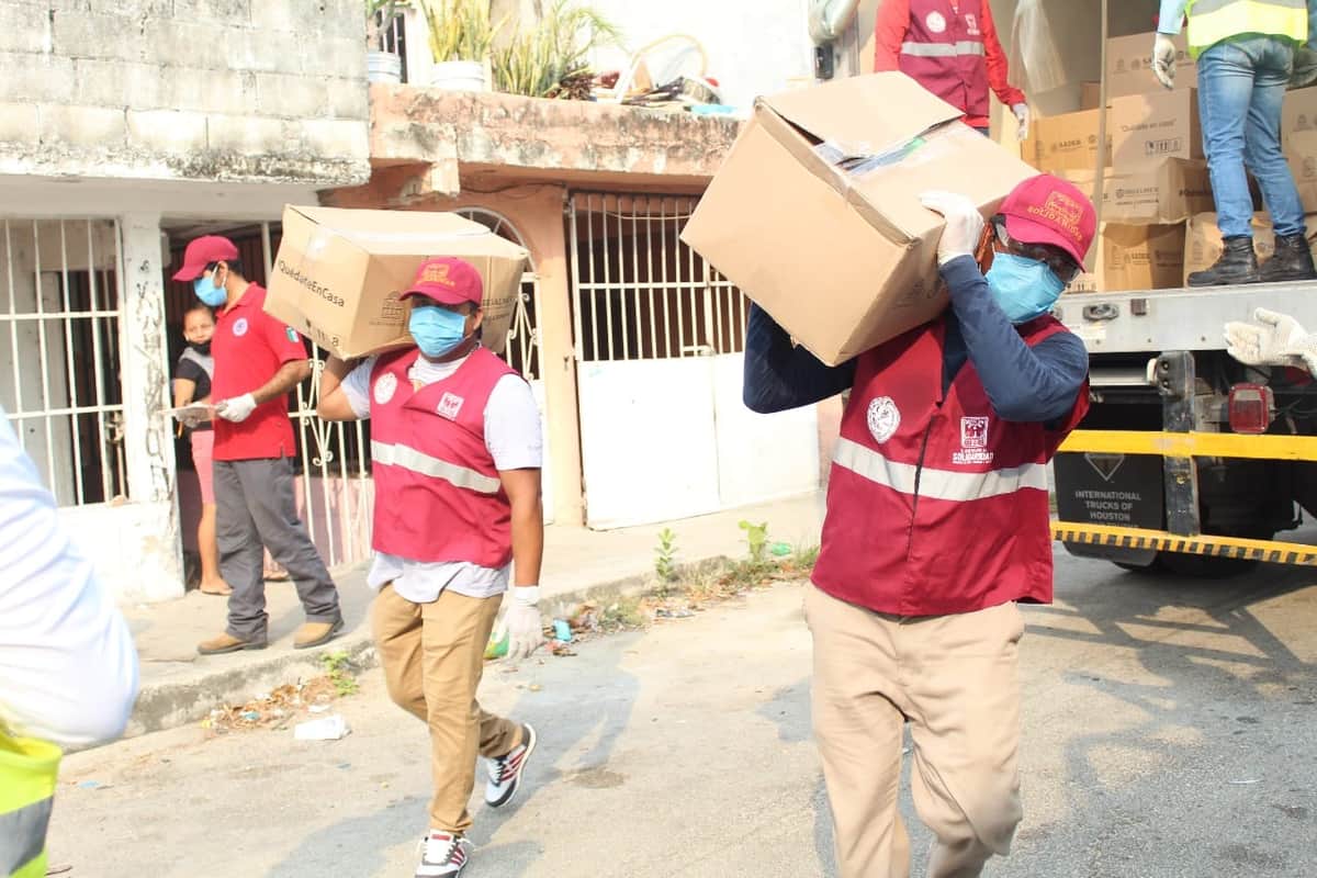 Se han entregado más de 100 mil despensas a familias de Solidaridad