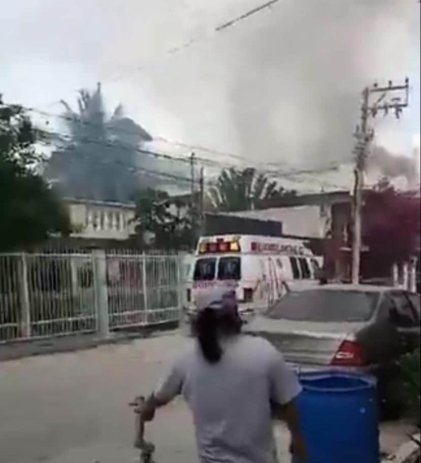 Se quema vivienda en Playa del Carmen