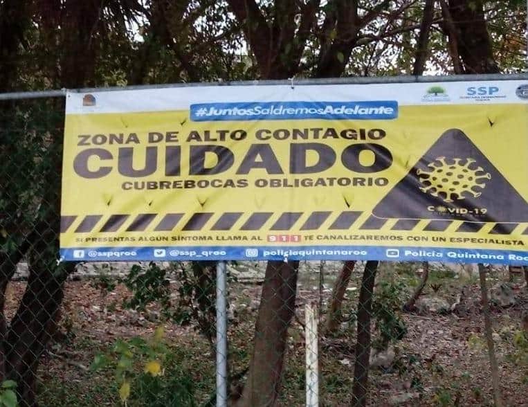 ¿Cómo determinaron las zonas de mayor riesgo de contagio de Covid-19 en Cancún?