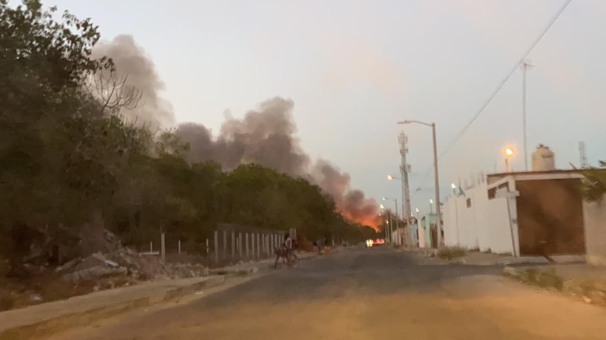 Surge nuevo incendio en basurero de Chetumal