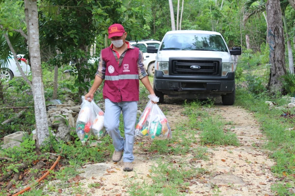 Se han beneficiado más 200 mil personas con apoyos alimentarios en Solidaridad